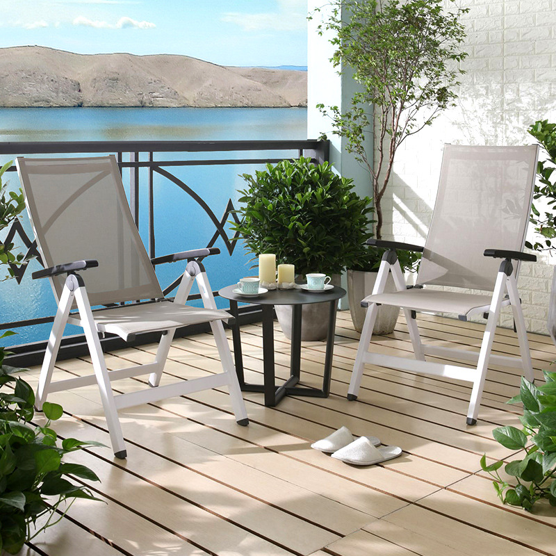Plegable reclinable ajustable portátil Otoño e Invierno ocio al aire libre Silla de playa aleación Aluminio almuerzo siesta simple promoción image 2