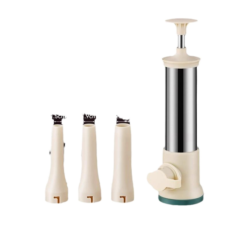 Stainless Steel Hand Enema Machine Household Homemade Sausage Enema Tube Pig Sausage Filling Tool Sausage Manual Enema