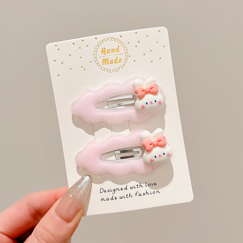 5#토끼 구름 BB 클립 쌍-5.5cm