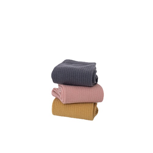 Socks for women in autumn Japanese dark striped cotton socks solid color simple mid-calf socks basic four-season women's socks