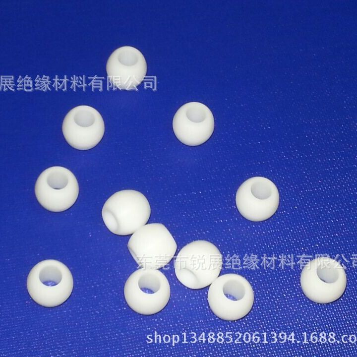 供应铁氟龙绝缘隔离柱 耐高温塑胶配件