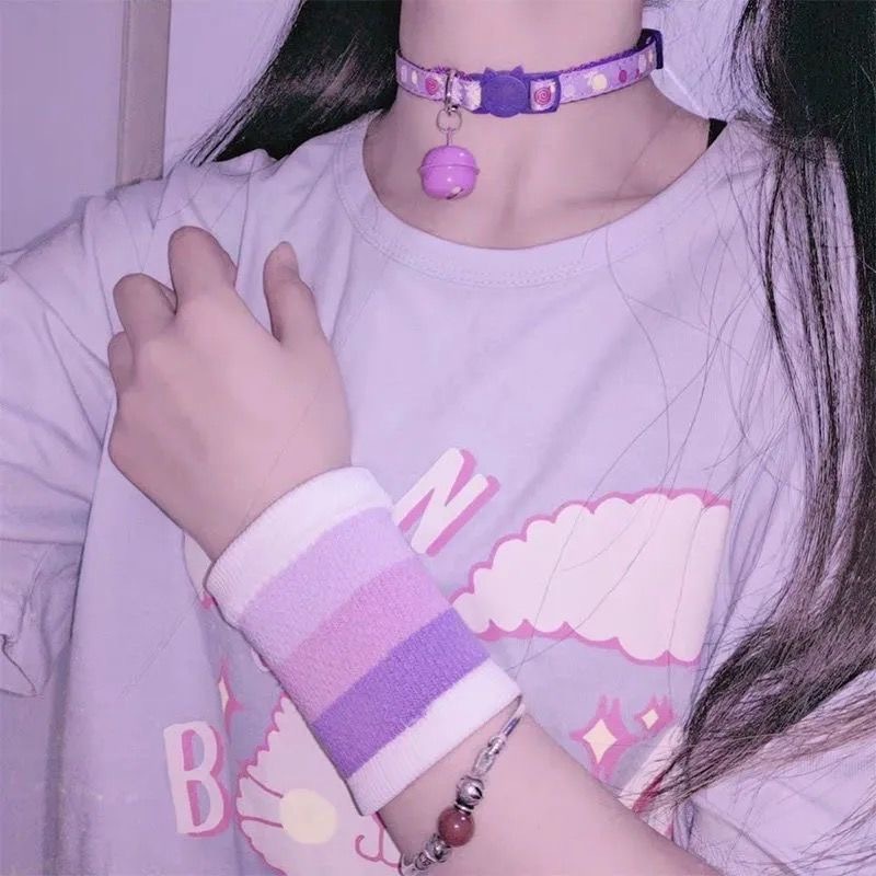 Cicatriz que cubre joyas muñeca correa de muñeca femenina cuerpo japonés y coreano rayado muñeca guardia moda femenina verano primavera delgada ins estilo