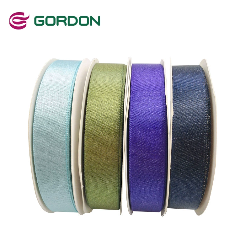 戈登 Webbing High-density Polyester Handmade Bow DIY Webbing Gift Flower Packaging Auxiliary Material Gold Weft Belt