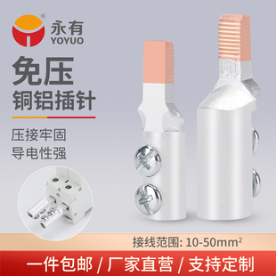 C45 Pin Connector for Circuit Breaker Dz47 Terminal Block with Copper-Aluminum Transition Wire Nose