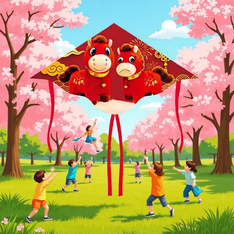 潍坊风筝2026新款 哭哭马蝶形 儿童卡通风筝工厂批发易飞