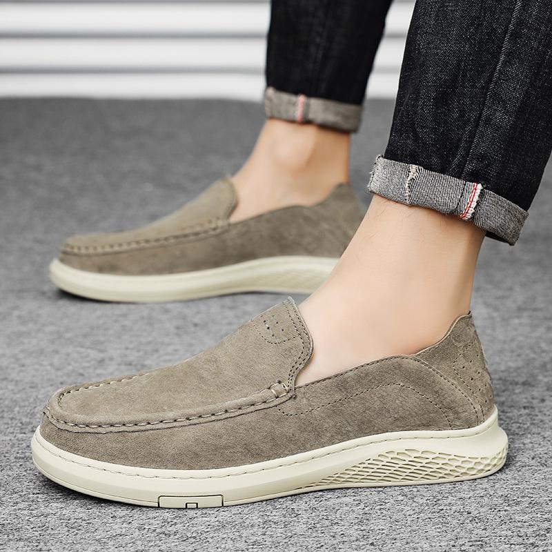 2024 verano zapatos de hombre de tamaño grande zapatos casuales de moda zapatos de skate de hombre zapatos de cuero suave