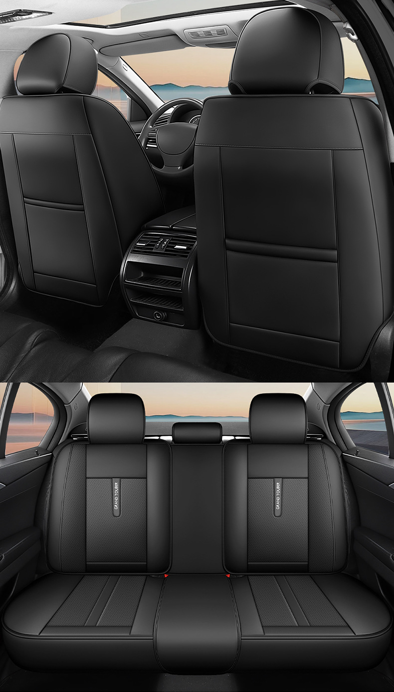 New Amazon Car Seat Cushion, Five-Seater, All-Season, All-Inclusive Seat Cushion, Waist-Protecting, Comfortable and Breathable Car Seat Cushion