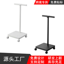 【新品】儿童房落地带滑轮可移动书包收纳架 客厅衣物挂架