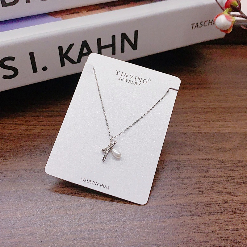 리본 진주 스타일