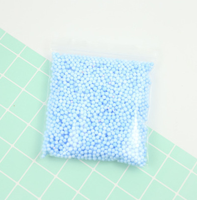 4-6mm macaron color bola de espuma material hecho a mano bricolaje Bola de partículas delgadas Planeta de flujo de relleno decorativo