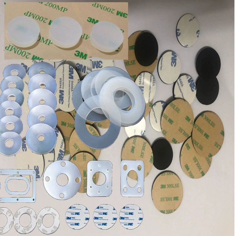 Прозрачное уплотнение Высокая термостойкость силиконовая резиновая прокладка 3m самоклеящаяся износостойкая силиконовая уплотнение нескользящая ножная прокладка