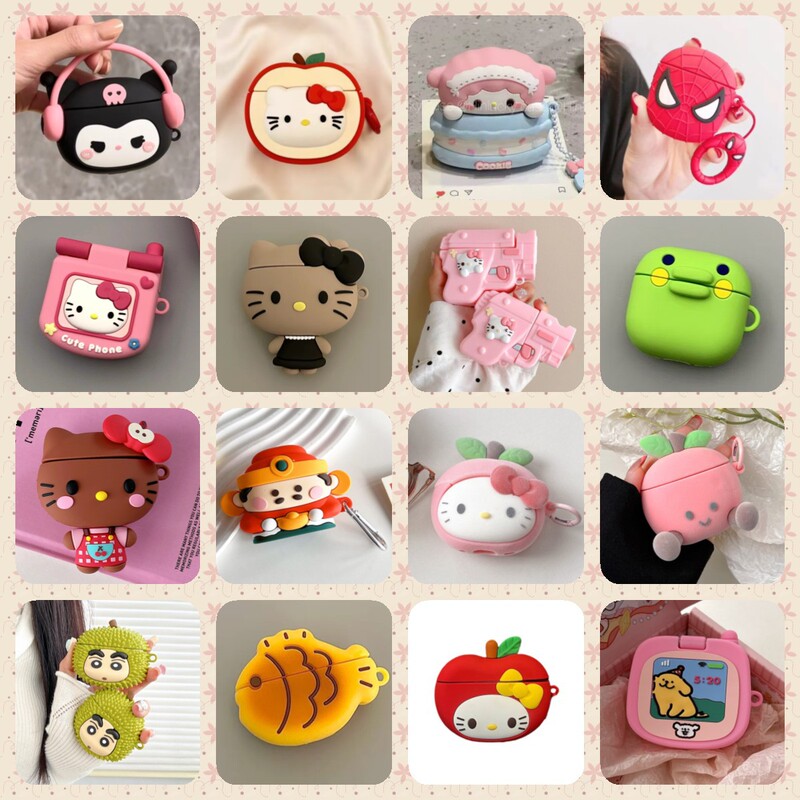 AirPods Pro3 Protective Cover Suitable for Apple Bluetooth Headset Silicone Cartoon Headphone Cover Cute Shell 2025 Model
