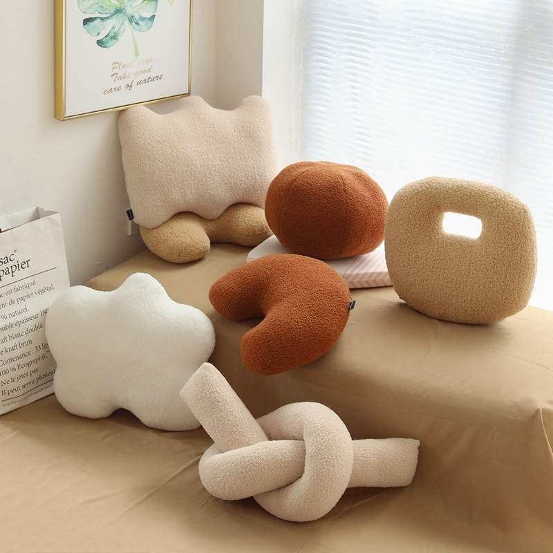 Pillow Pillows Nordic Geometry Flaky clouds Plush Cushion a living room sofa Bedside Windows Backrest pad PA101