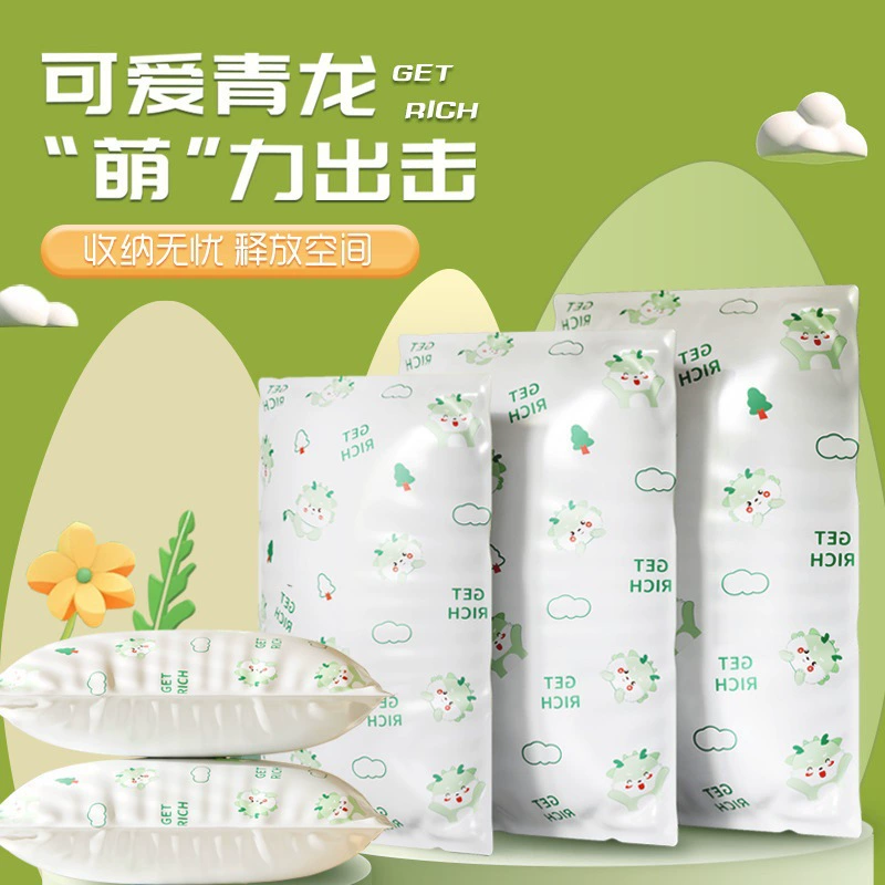 Vacuum storage bag, duvet, suitcase