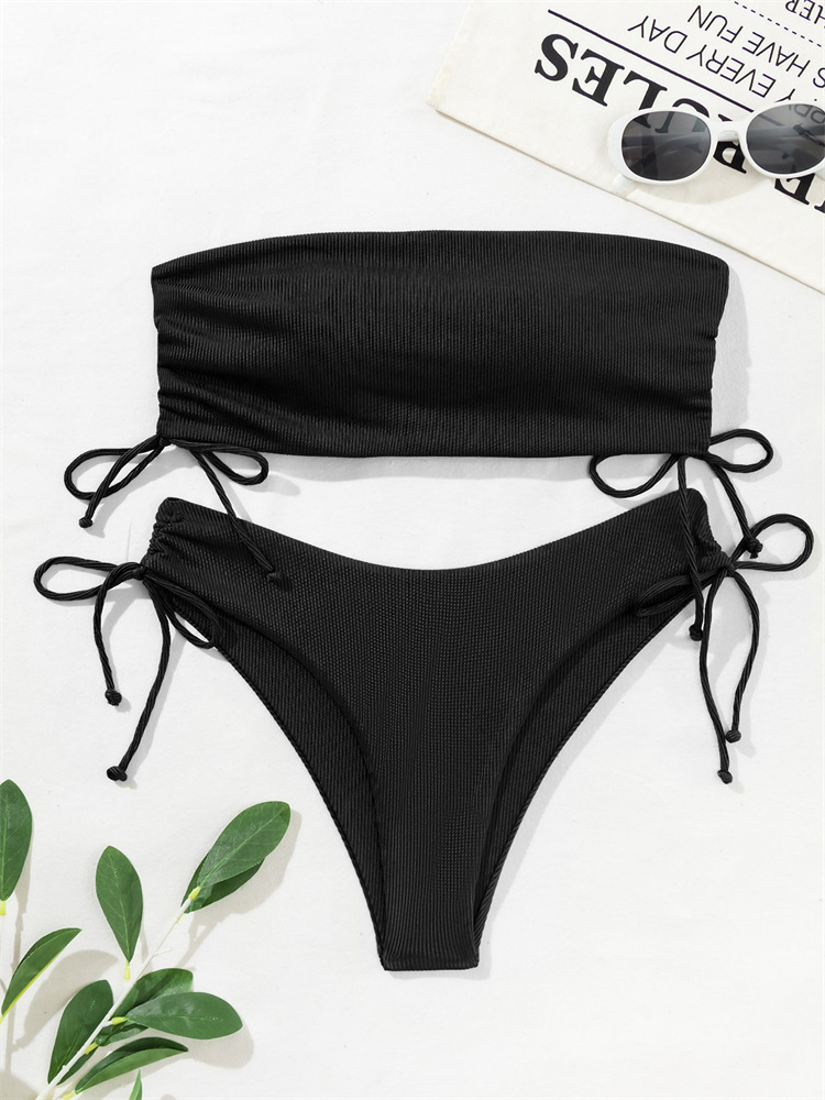 210g Weight Sexy Feel Of Sensation Low Waist Panties Waist Briefs Panties Style Bra&Panty Set Bra Category Nylon Fabric Type 2 Pieces Set Quantity Swimming Pool Occasion Solid Color Pattern Shelf Bra Bra Cup Women's Gender Women's Solid Color 2 Pieces Set Bikinis Swimwear 37