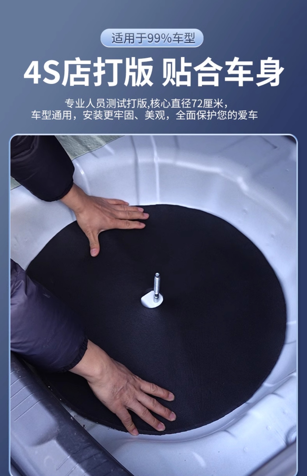 Suitable for Spare Tire Pit Sound Insulation Cotton, General Car Trunk Tail Box Slot Sound-Absorbing Cotton, Sound Insulation Pad, Shock-Absorbing and Shock-Proof Filling