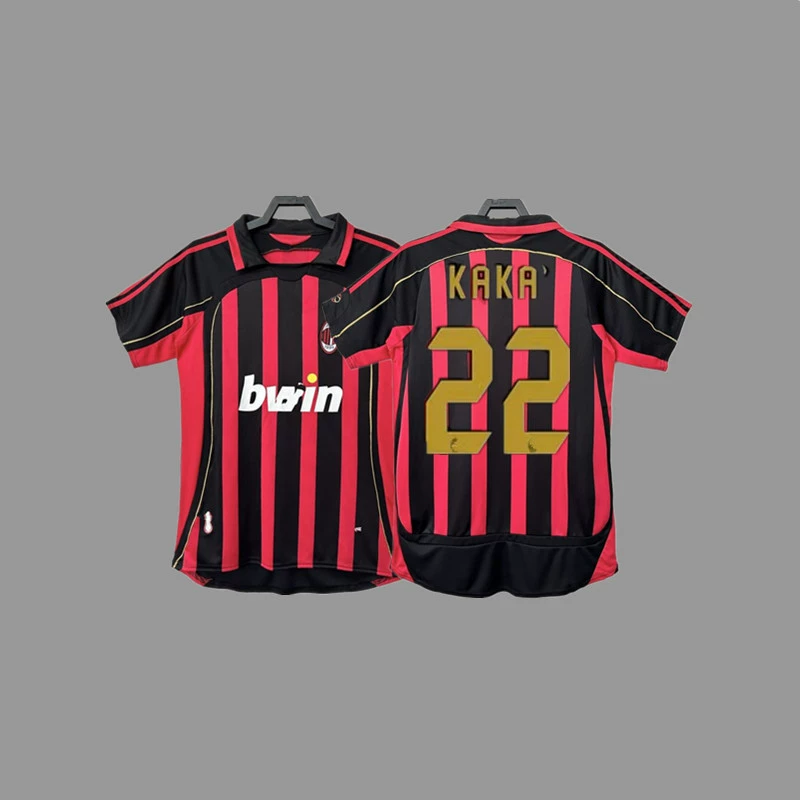 Ретро футбольные формы Boca Carlos Need Ronaldo Bajo Beckham Zidane Maldini AC Ronaldo майка