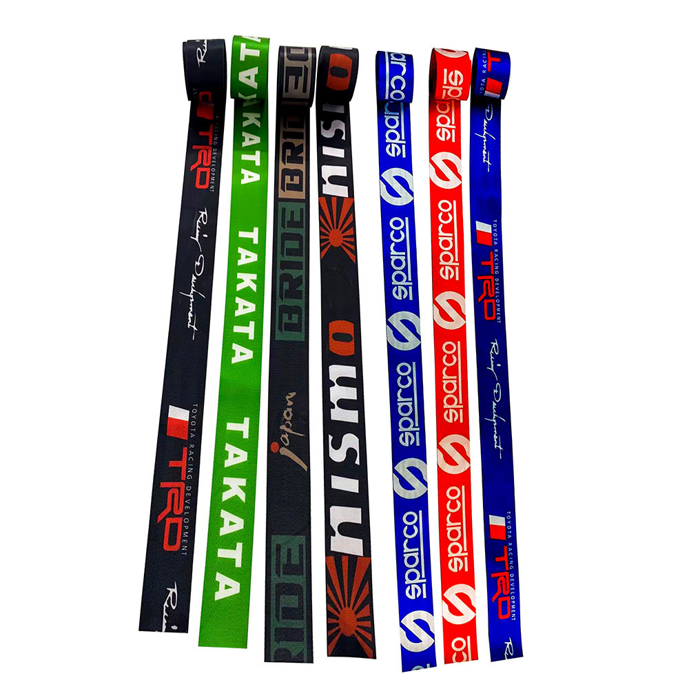 Car Printed Label 4.8cm Wide Colorful Modified Car with Label Seat Belt Personalized Car Modified Safety