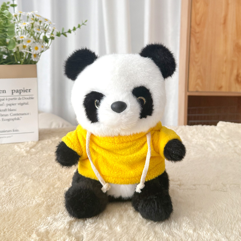 Dollos lindos de peluche, muñecas de ropa, muñecas de denim, Sichuan, Chengdu, recuerdos, logotipo
