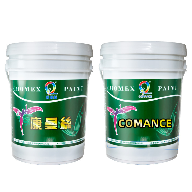 Pintura de látex de la pared exterior de Comance protector solar de color ambiental resistente a la intemperie a prueba de moho a prueba de humedad renovación fábrica de recubrimiento de color