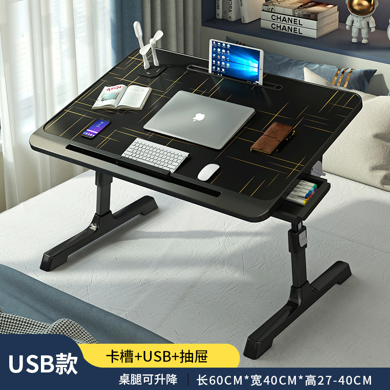 N6 All Black 업그레이드 + 카드 슬롯 + 미끄럼 방지 지원 + 서랍 + usb (팬 + 소형 램프)