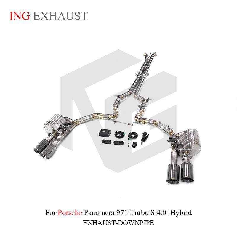 Suitable for Porsche Panamera 971 Turbo S 4.0 Hybrid titanium alloy exhaust pipe rear section