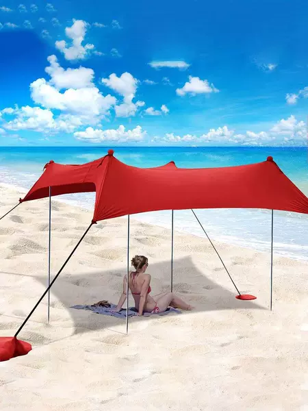 Outdoor Beach Lycra Canopy Camping Tent Sunshade Canopy Sunscreen Ride by Canopy Fishing Tent Cross-border Hot Sale