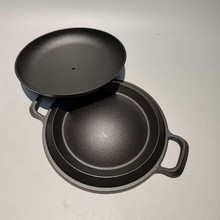铸铁饼折锅无涂层加厚多用途烙饼锅