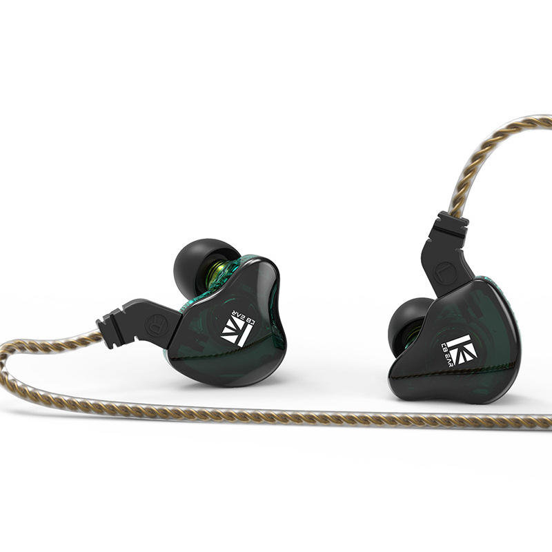 KBEAR KS2 Hybrid HIFI Musik In-Ear Kopfhörer, für Computer, Mobiltelefon, Gaming, PUBG, USB-C