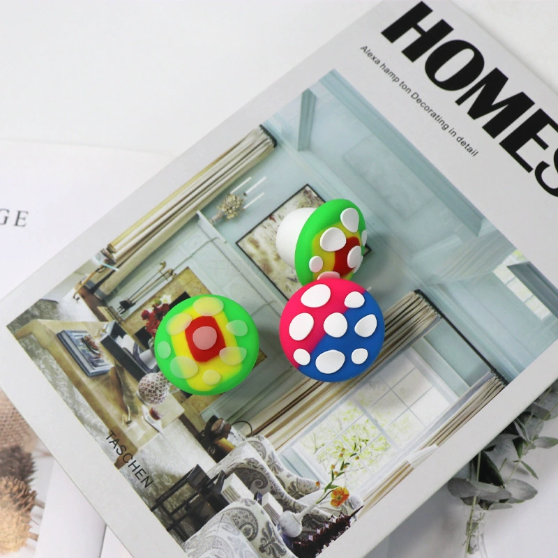 Силиконовая светящийся гриб коробка табачный крем коробка портсигар портативная безопасная оптовая маленькая коробка для хранения коробки оптом