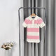 Korean Style Short-sleeved Horizontal Stripe Twist New Style Sweater Women's Summer High Quality Top