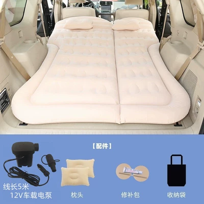 Vehicle-mounted inflatable bed Bed - for-trunk-only-suv-honeycomb-rice-with-5m-pump