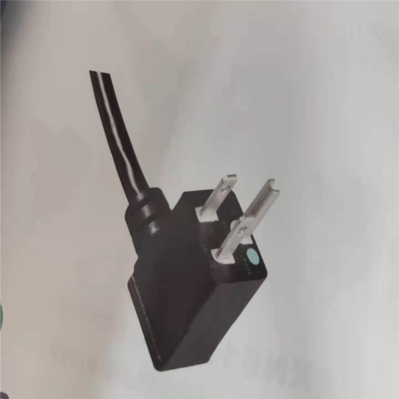 厂家供应美规弯插头电源线 美标插头电源线 美式三插电源线