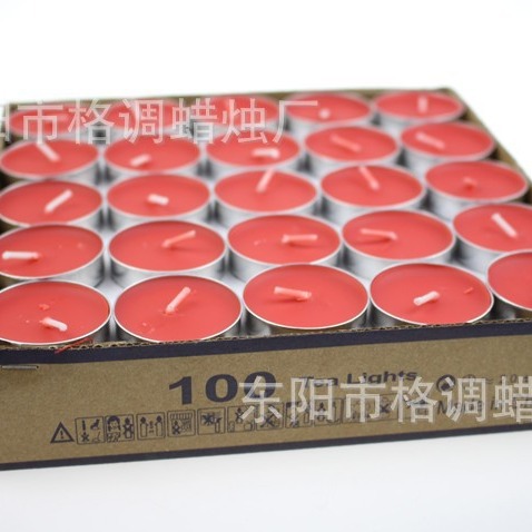 厂家货源1.8小时100只装蜡烛 浪漫求婚小蜡烛 温茶蜡蜡烛家用批发