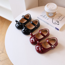 儿童公主鞋2025春秋新款女童小皮鞋红色女宝宝鞋子单鞋透气软底鞋