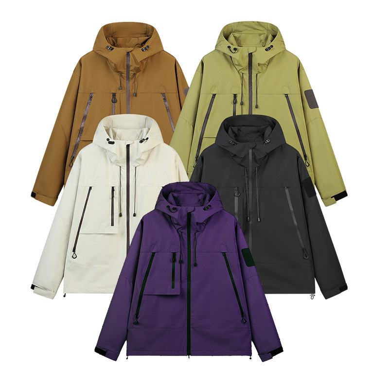 Men's Jacket 2026 Spring New Trendy Functional Style Three-Proof Technology Jacket for Men and Women Directly from Factory