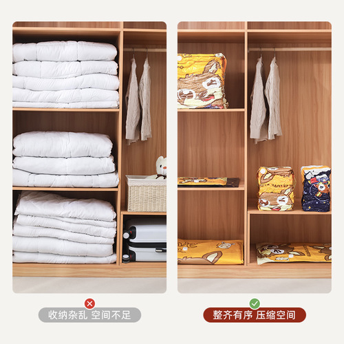 New vacuum compression bag, special compression bag for home clothes storage and quilt, thickened air-extraction quilt storage bag