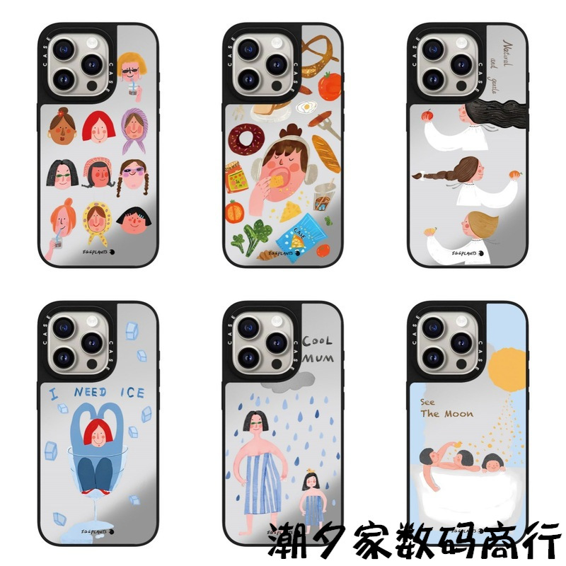 Healing Moment, Bathing, Happy Girl, Suitable for iPhone 17 Pro Max Phone Case, Apple 16 Pro Anti-Drop 15