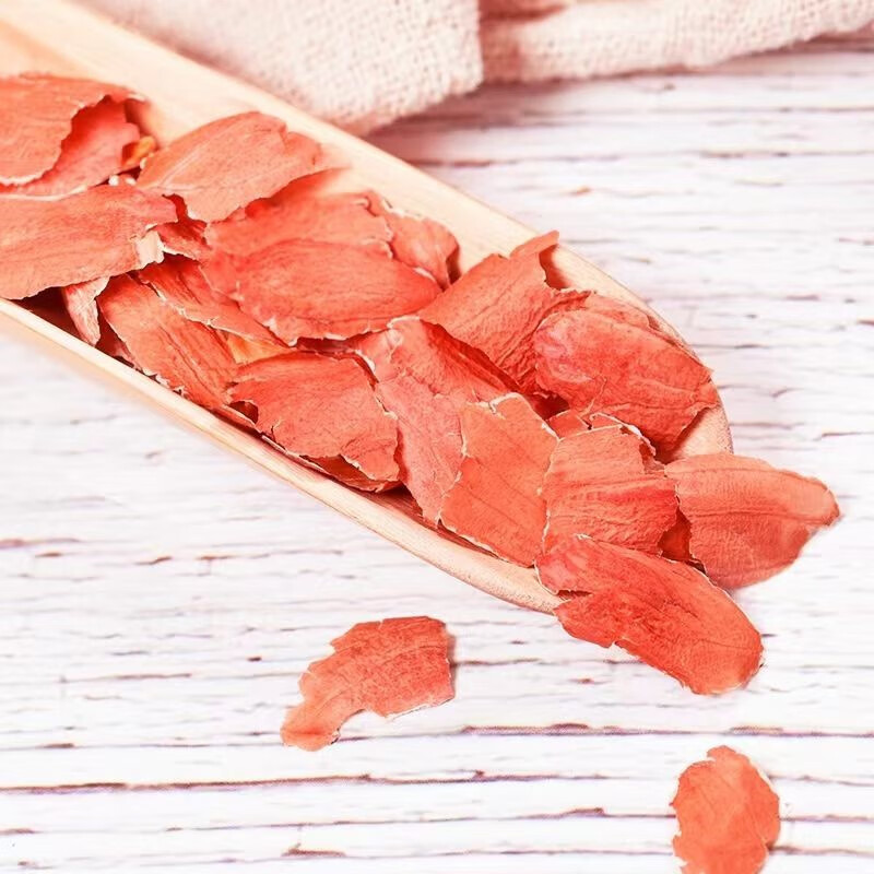 Peanut Skin Red Coat 500g Hua Sheng Yi Dried Arachis Hypogaea Seed Coat for Wu Hong Soup and Tea specifications
