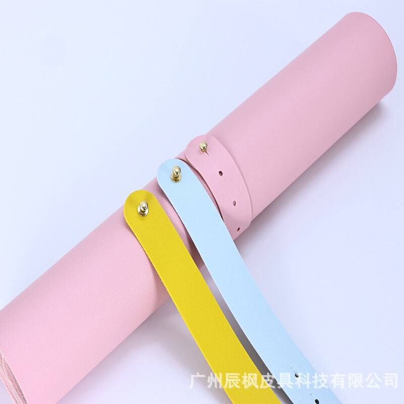 純色の皮質のテーブルのパッドの片面の絨毛の底は汚い超巨大な皮革のマウスパッドの事務コンピュータのパッドの机のパッドに耐えます。|undefined