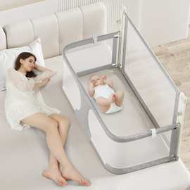 便携式小户型防压婴儿床床中床新生婴儿围栏可折叠床围宝宝床上床