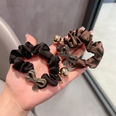 Studded, High-End Bow Hair Tie for Buns & Ponytails, Elegant Hair Bands & Accessories