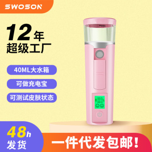 Nano Hydrating Instrument with Charging Treasure Function Convenient Household Handheld Beauty Facial Moisturizing Instrument Cold Spray Hydrating Instrument
