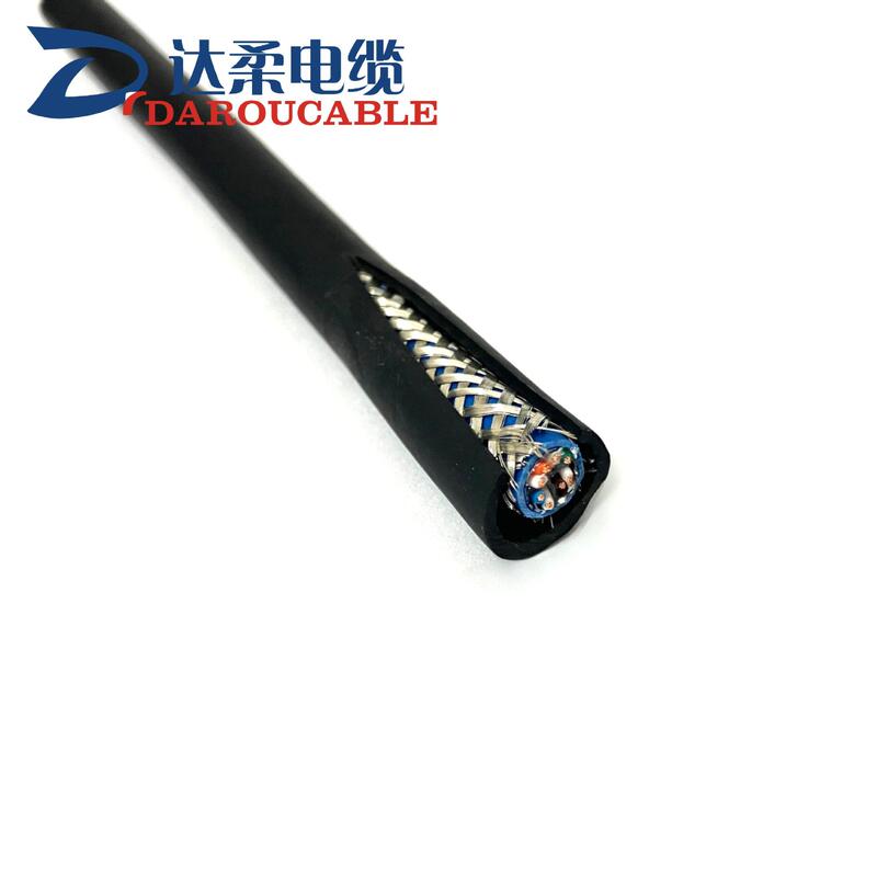 Industrial Ethernet Gigabit High flexible drag chain network cable 4/5/8 core Super five/six/seven double shielded signal cable