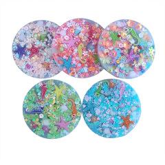 跨境亚马逊Skin Picking Fidget海洋硅胶垫扒皮感官烦躁减压玩具