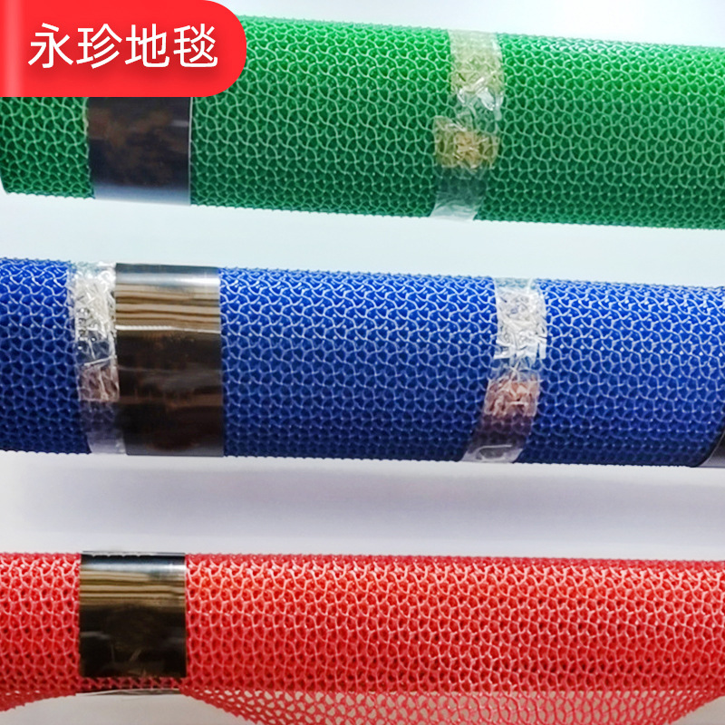 批发腾龙垫pvc卷材疏水漏水游泳池垫浴室洗手间防水防滑镂空脚垫