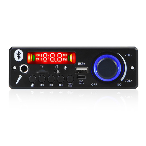 JX-X1 supports microphone/accompaniment/microphone priority/decoding amplifier function mp3 decoding board 2*80W