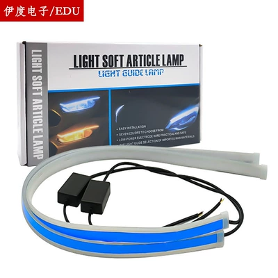 24V İki Rəngli Axan Gündüz Hərəkət İşıqları, Ultra-Nazik LED Zolaq, Dönmə Siqnalları