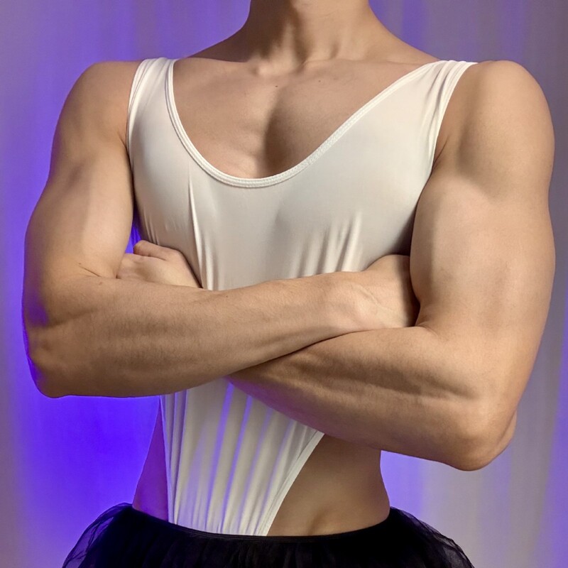 Loubei Men's White Jumpsuit Sexy Backless Pure Color European and American Export Large Size Sexy Intimates Internet Celebrity Same Style