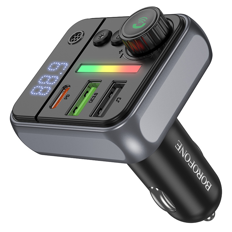 BOROFONE BC50 Car Bluetooth FM Transmitter PD20W QC3.0 Audio Receiver Compact Body
